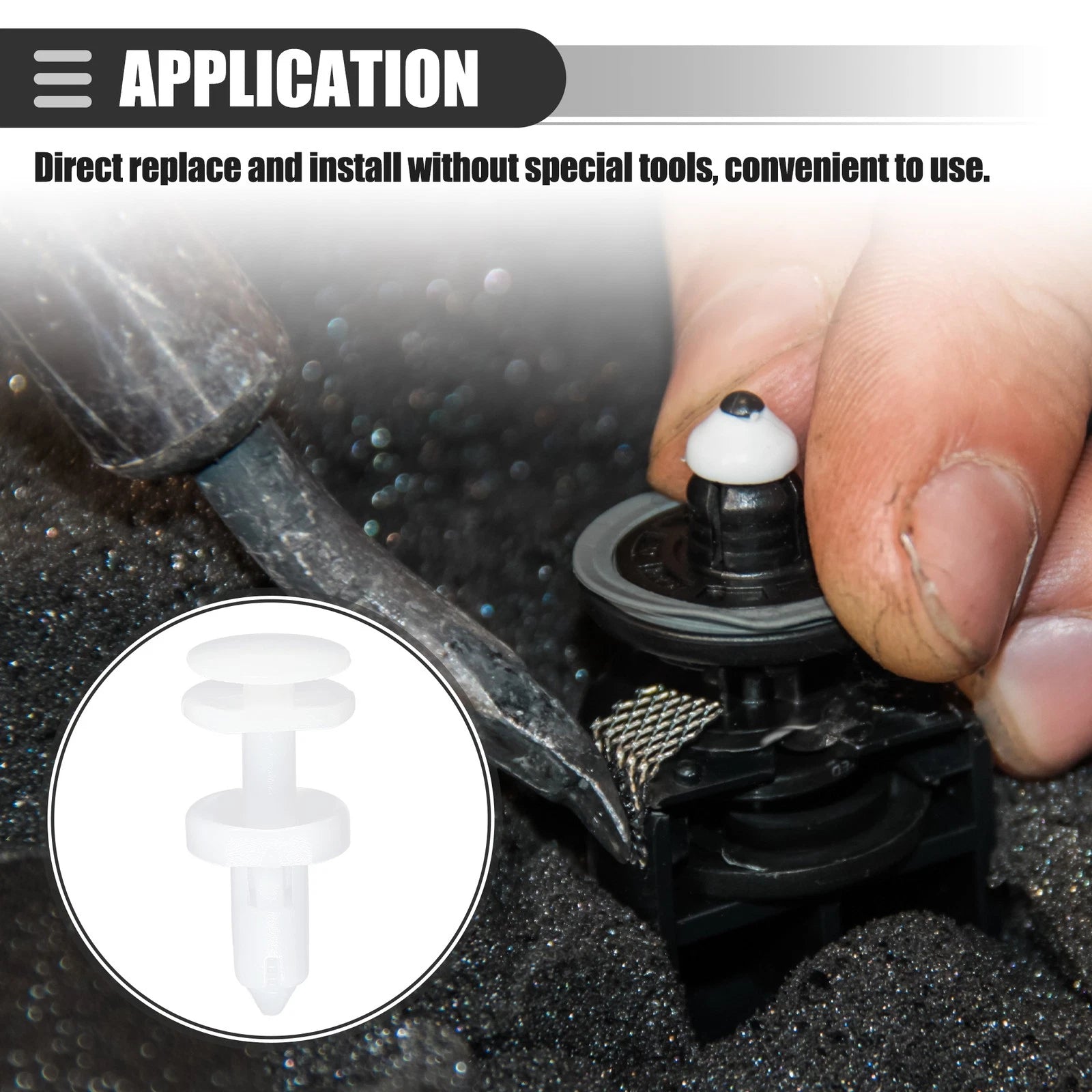 10Pcs Door Trim Panel Push Clips for Chevrolet C2500 (No. 15960325)