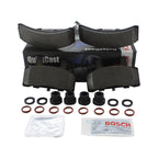 Set of 4 Bosch QuietCast Front Semi-Metallic Brake Pads for Cadillac Chevy Dodge GMC