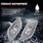 Pair of Diamond Clear Front Side Marker Lights for Subaru Impreza WRX