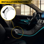 Front Console Cover for Mercedes-Benz C-Class GLC (2015–2019)