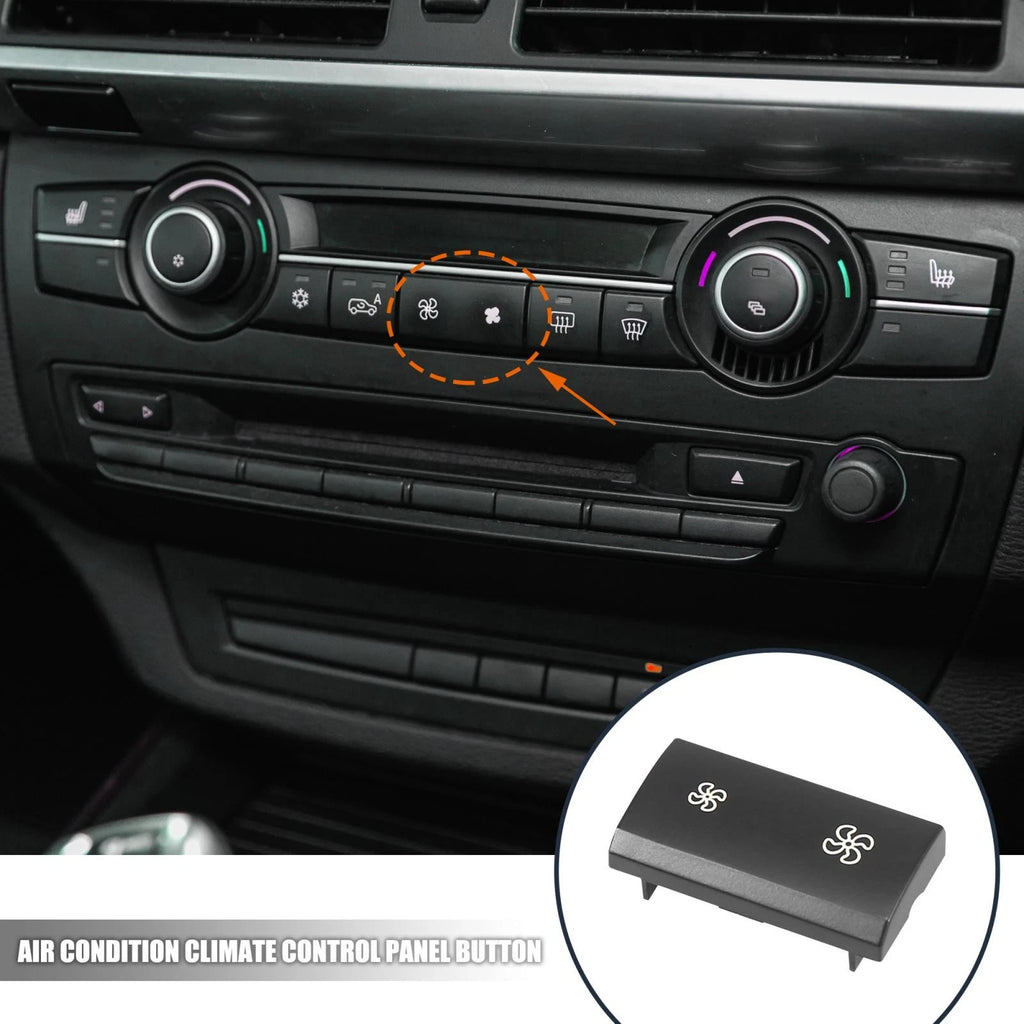Air Condition Climate Control Panel Button Cover for BMW X5 E70 X6 E71 (2007–2013)