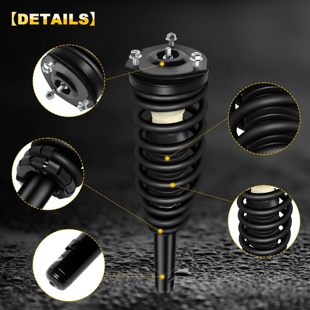Set of 2 Complete Struts for Ford Fusion, Mercury Milan (2010–2012)