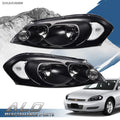 Clear Corner Black Headlights for Chevy Impala, Monte Carlo (2006–2013)