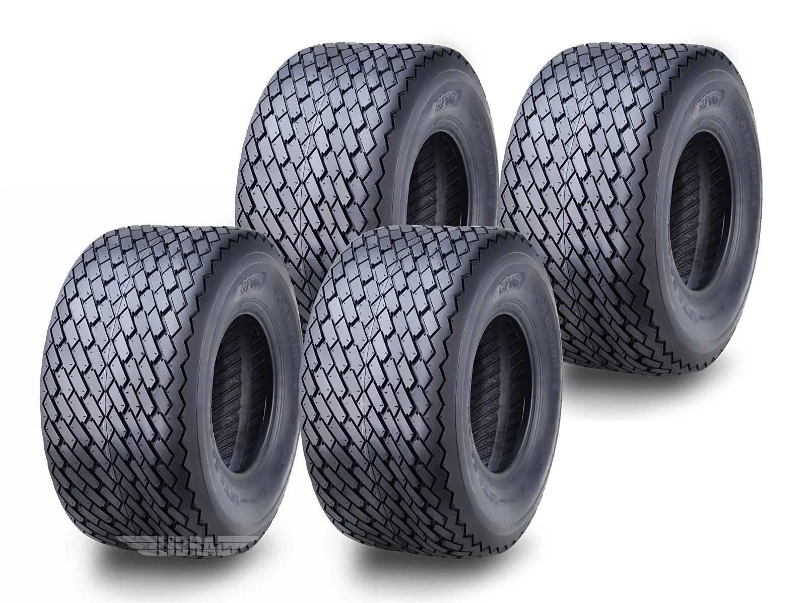 Set of 4 Roadguider 18x8.5-8 Golf Cart ATV Tires 4 Ply - 14001