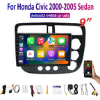 9" Wireless Apple CarPlay Android Auto Head Unit for Honda Civic (2000-2005)