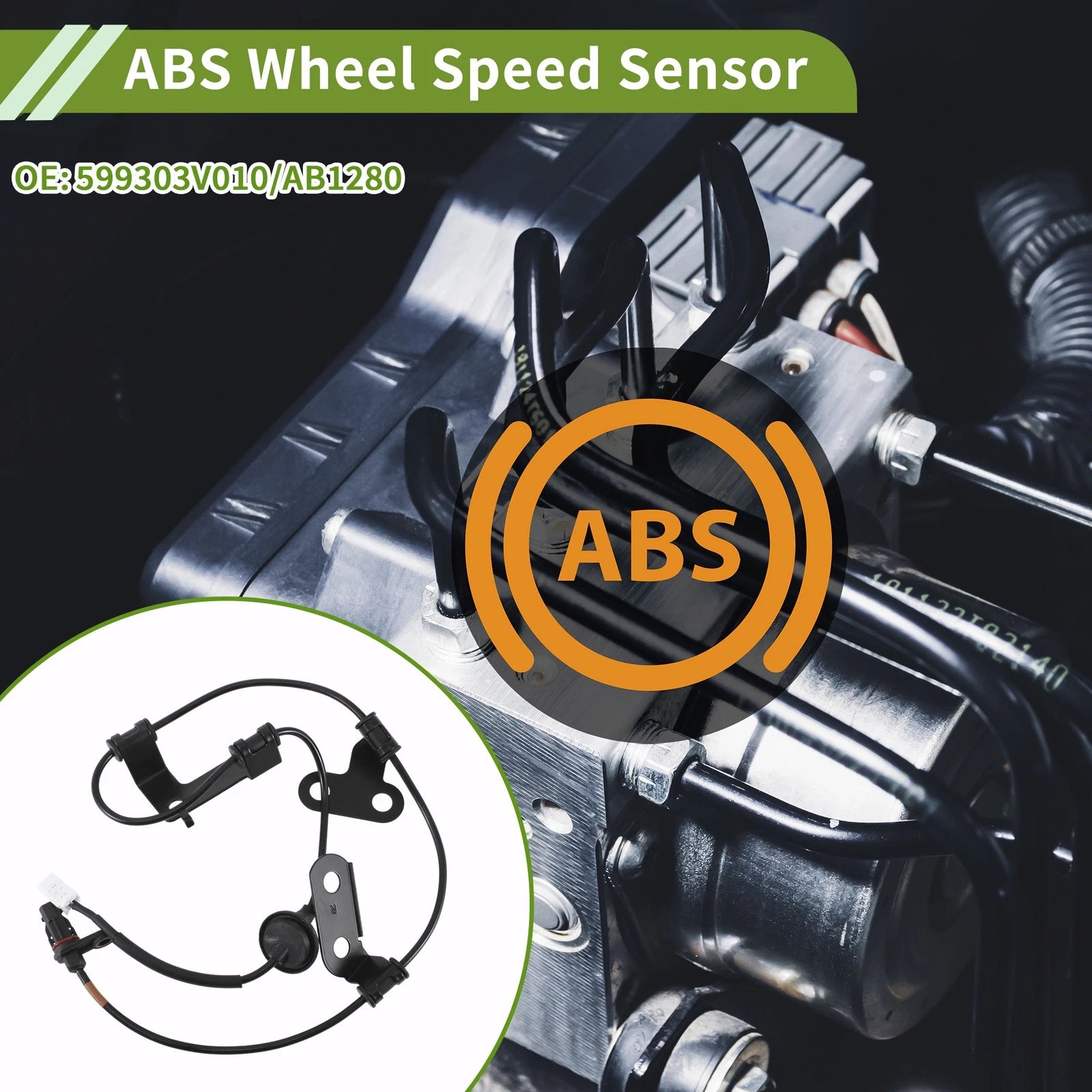ABS Wheel Speed Sensor No. 599303V010/AB1280 for Hyundai Azera (2006–2011)