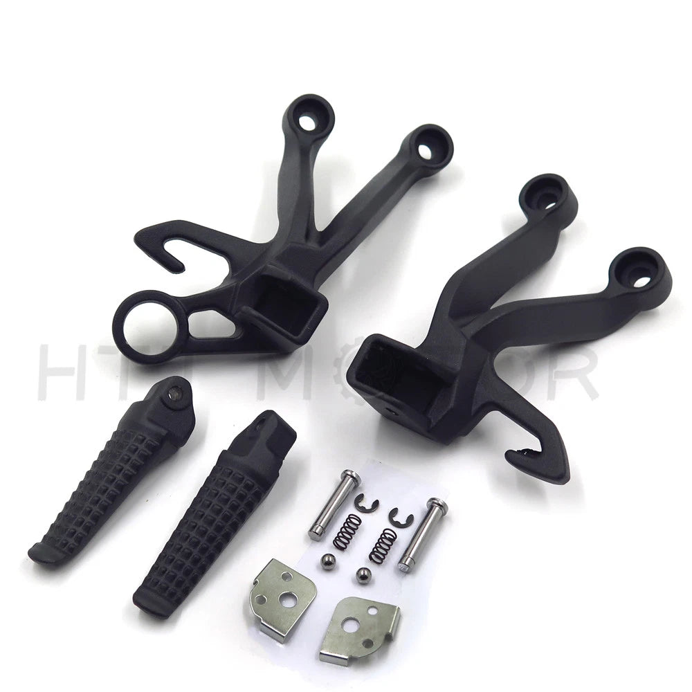Foot Rest Pegs Brackets for Suzuki GSX-R 1000 (2003–2004) Matte Black