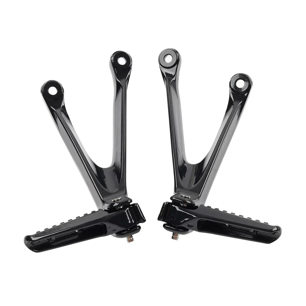 Black Rear Passenger Footrests Pegs for Honda CBR1000RR (2008-2016)