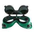 Double Flip Welding Safety Eyewear with Green Lens Full Frame Protection
