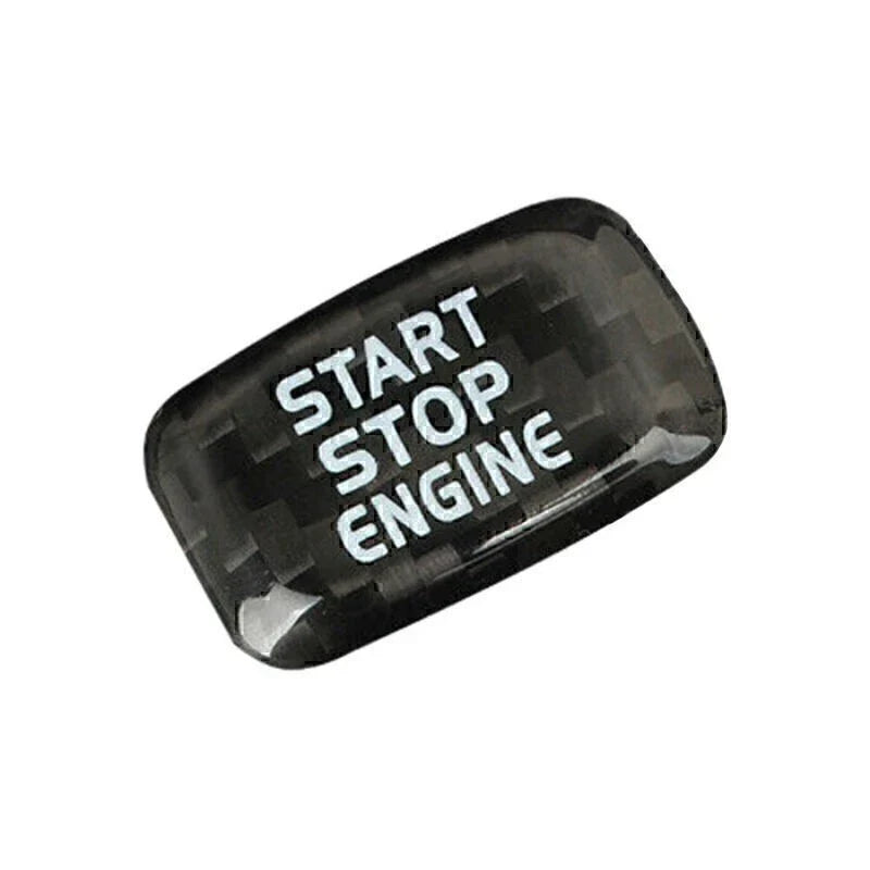 Carbon Engine Start Stop Button Sticker for Volvo V40 V60 S60 S80 XC60