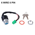 Ignition Switch for 50CC 90CC 110CC 125CC Motorcycle (12V, 6 Wire)