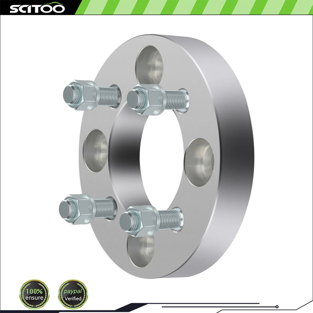 2X 4x108 to 4x100 1" Wheel Spacers 12x1.5 for Mercury Ford Focus Mustang Fiesta (2000–2023)
