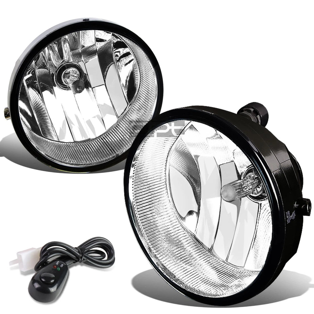 Clear Fog Lights + Switch for Tacoma (2005–2011), Solara (2004–2006), Tundra (2007–2012), Sequoia (2008–2013)