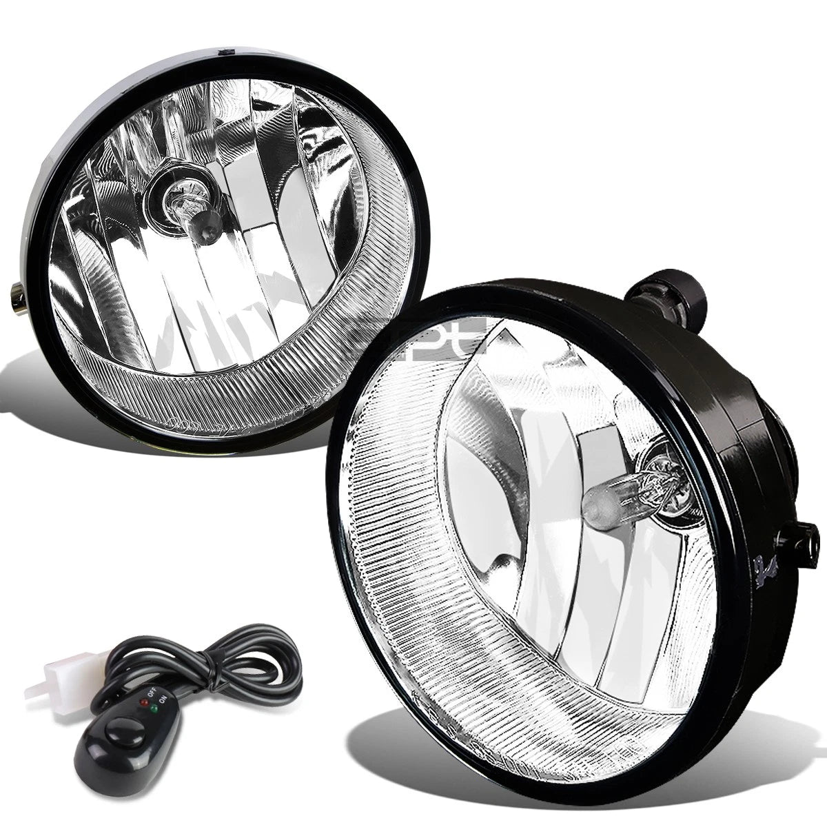 Clear Fog Lights + Switch for Tacoma (2005–2011), Solara (2004–2006), Tundra (2007–2012), Sequoia (2008–2013)