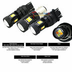 2X Front Turn Signal LED Lights Switchback for Honda Accord Sedan (1998–2015)