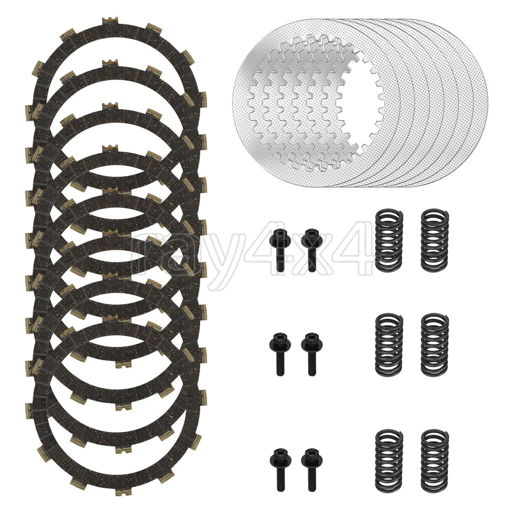 Clutch Friction Disc Steel Plate Kit & Springs for Yamaha YZ250 (2002–2024)