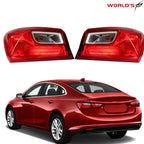 Set of 2 Outer Brake Tail Lights for Chevy Malibu (2016–2021)