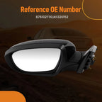 Driver Side View Mirror for Kia Optima (2011–2013) KI1320152 LED Black