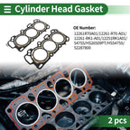 Set of 2 Cylinder Head Gaskets for Honda Accord (2008–2017) No. 12261R70A01