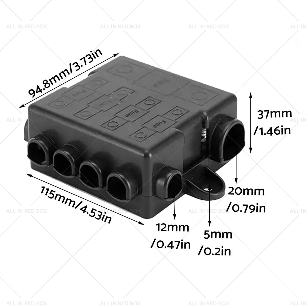 5 Way Fuse Box Holder for RV 4x4 (12V 24V)
