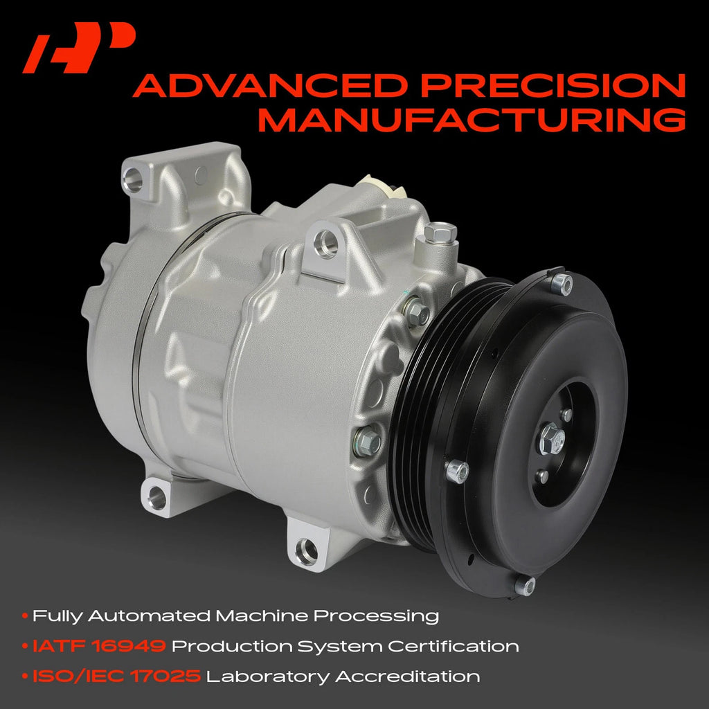 A/C Compressor with Clutch for Toyota Camry 2009–2011 (2.4L, 2.5L)