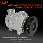 A/C Compressor with Clutch for Toyota Camry 2009–2011 (2.4L, 2.5L)