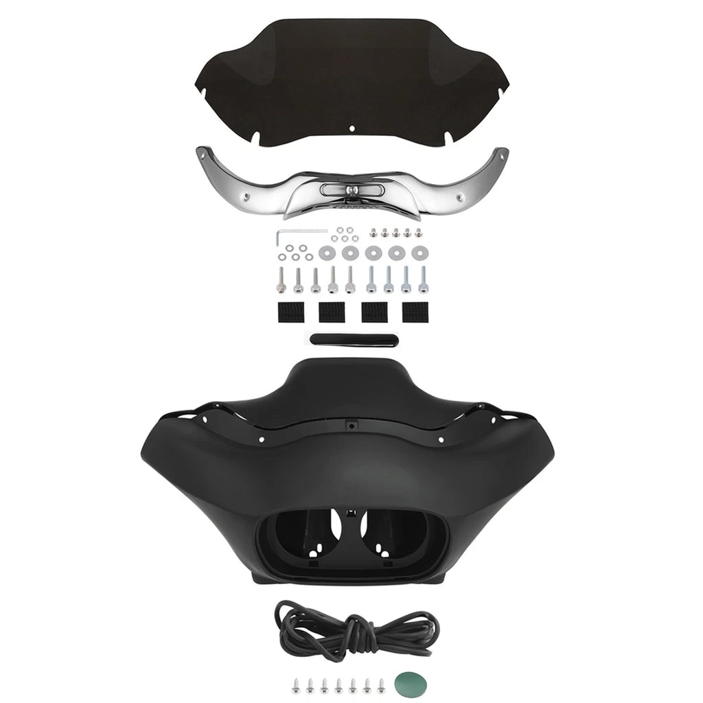 Inner Outer Fairings Windshield Trims for Harley Touring Road Glide (1998–2013)