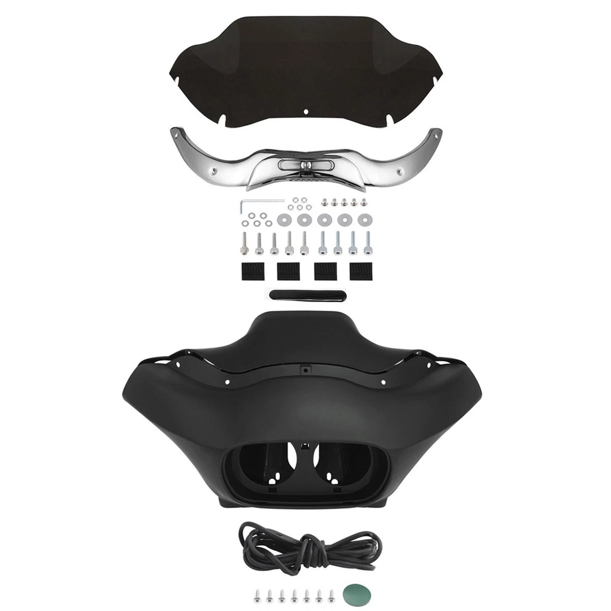 Inner Outer Fairings Windshield Trims for Harley Touring Road Glide (1998–2013)