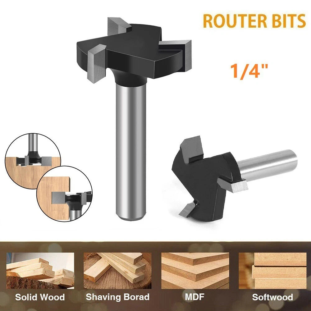 Surfacing Tipped Tool for CNC Machines (1/4 Inch Shank)
