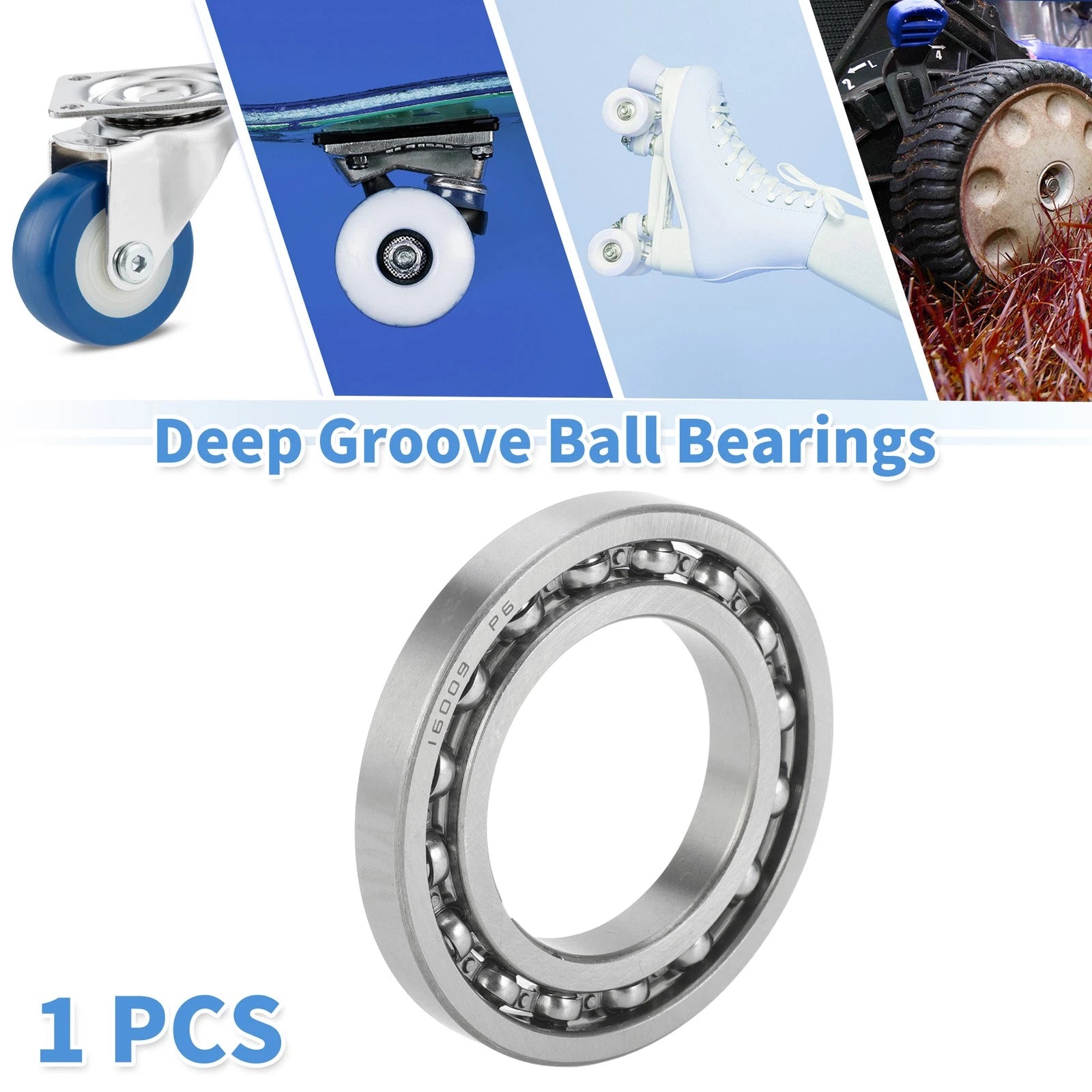 Deep Groove Ball Bearing 45x75x10mm for Scooter Skateboard (1 Pc)