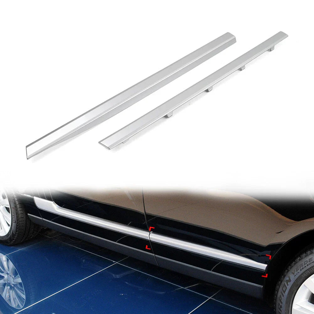 Rear Door Side Cladding Molding Silver Trim for Land Rover Range Rover (2013-2022)