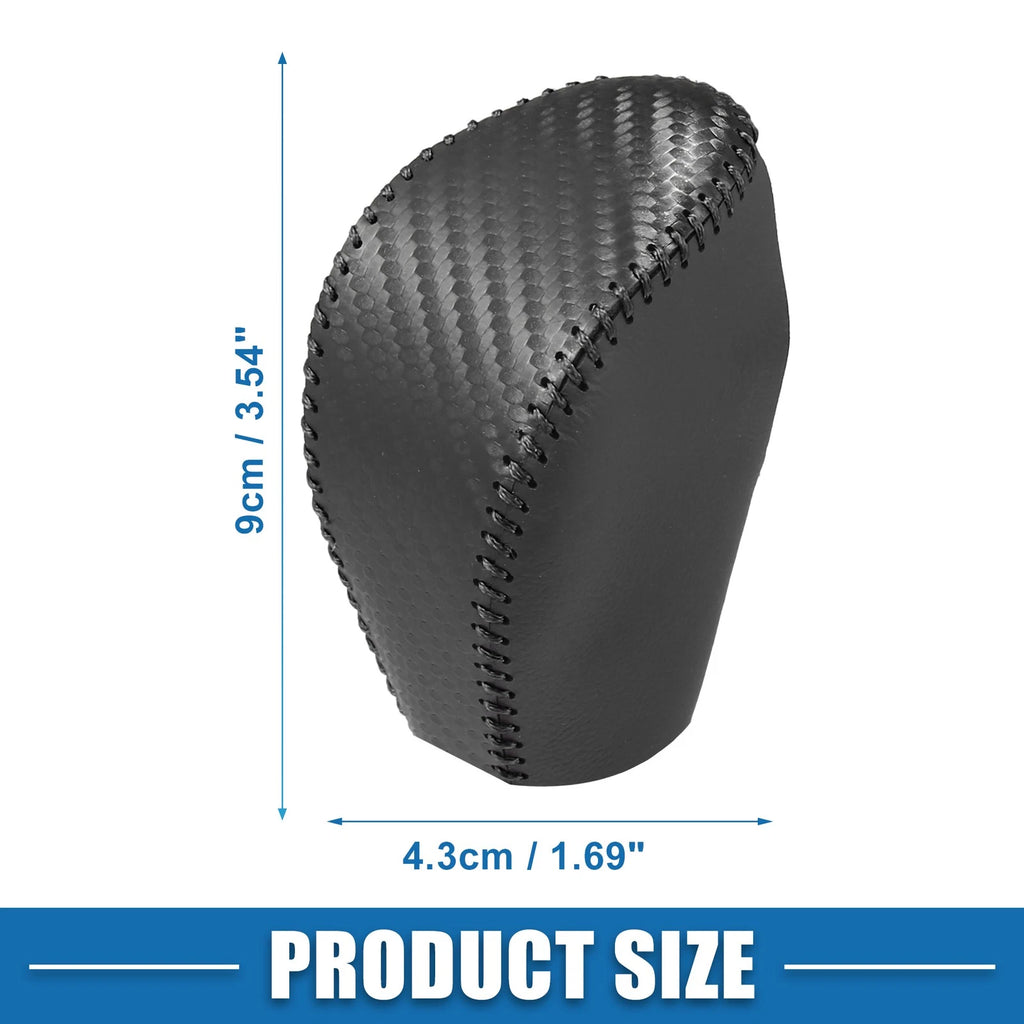 Gear Shifting Knob Cover for Nissan Rogue (2014–2016) Faux Leather Black