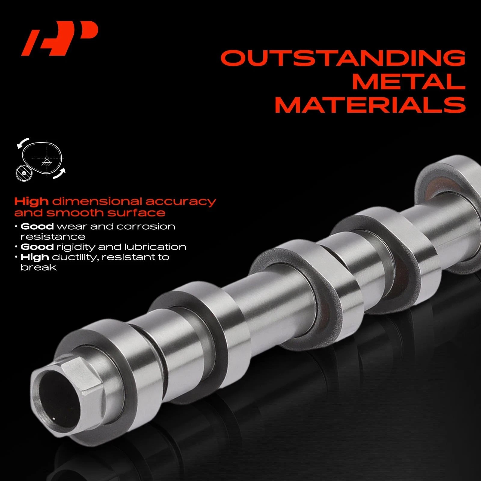 Camshaft for BMW 335i GT xDrive ActiveHybrid 3 X5 (2011–2019)