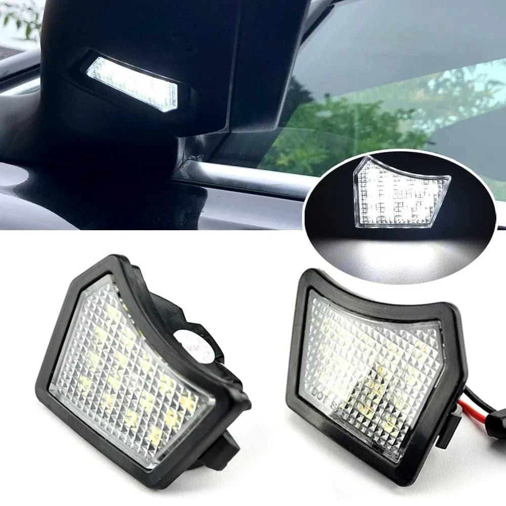 LED Under Side Mirror Puddle Lights for Jaguar XJ, XF (2010-2021)