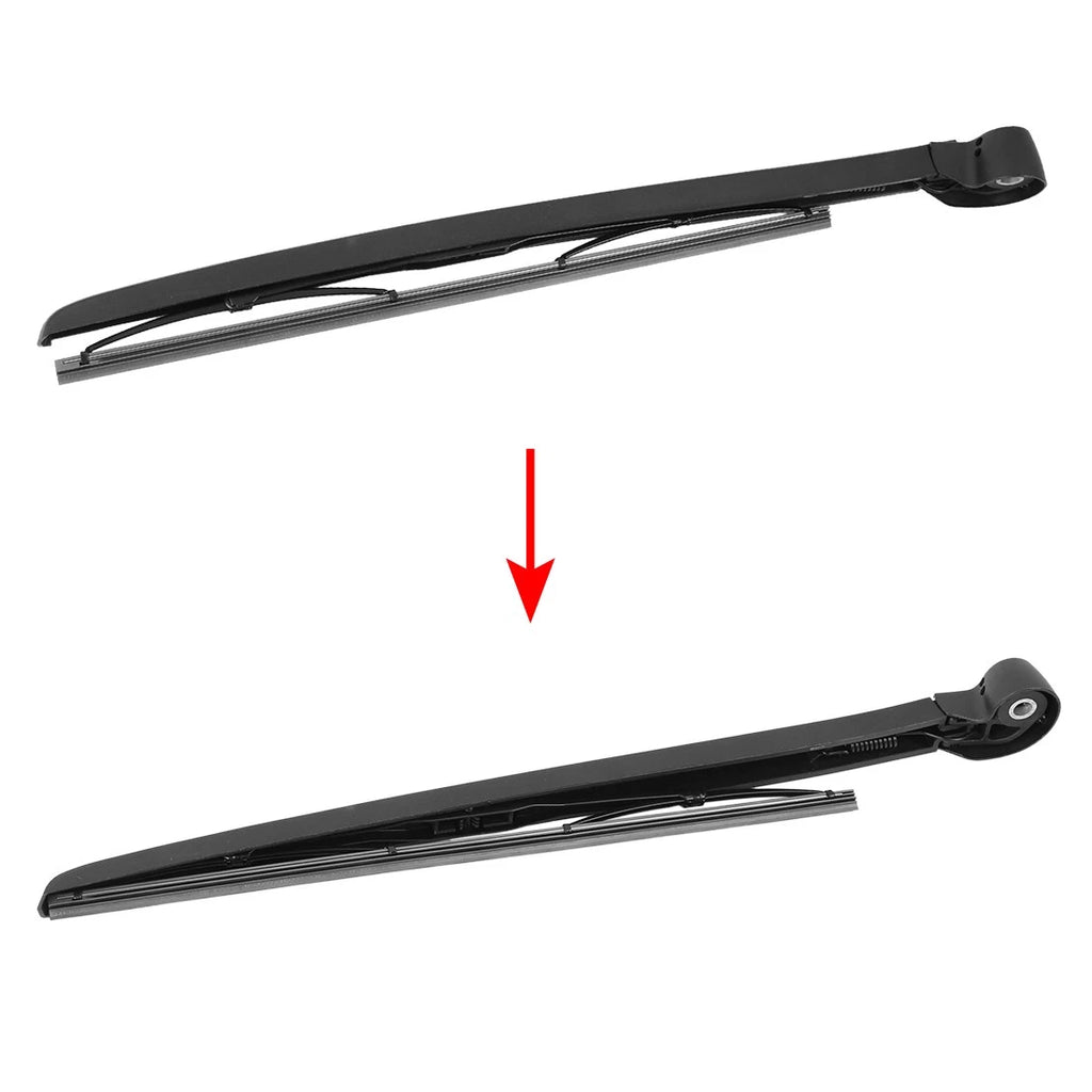 Set of 2 Rear Windshield Wiper Blade Arms 375mm for Audi A6 Avant (2005–2008)