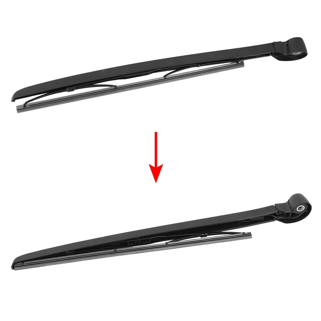 Set of 2 Rear Windshield Wiper Blade Arms 375mm for Audi A6 Avant (2005–2008)