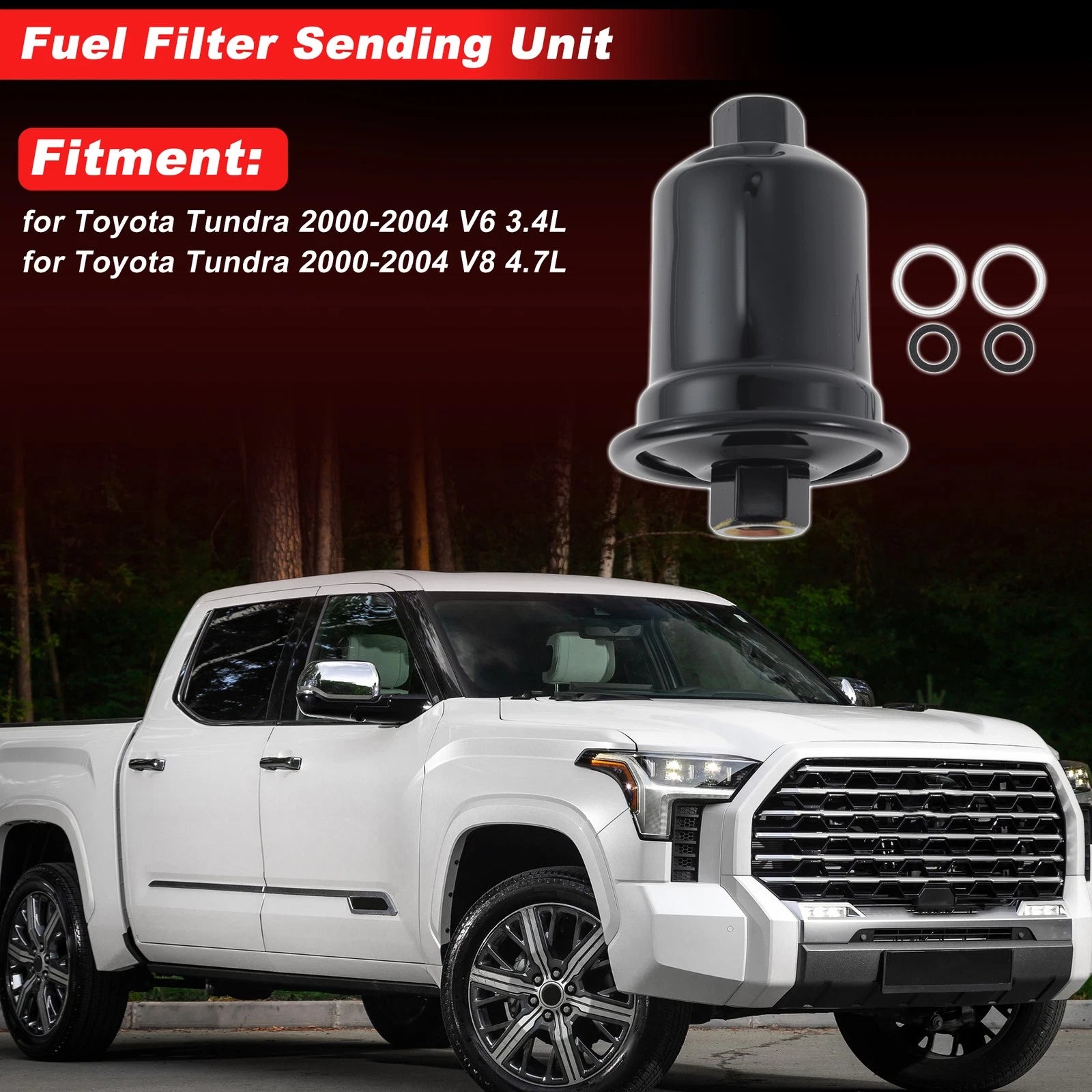 Fuel Filter Assembly for Toyota Tundra (2000–2004) V6 3.4L No. 33236