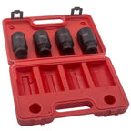 Set of 4 12 Point 1/2" Drive Spindle Axle Nut Sockets 30mm 32mm 34mm 36mm