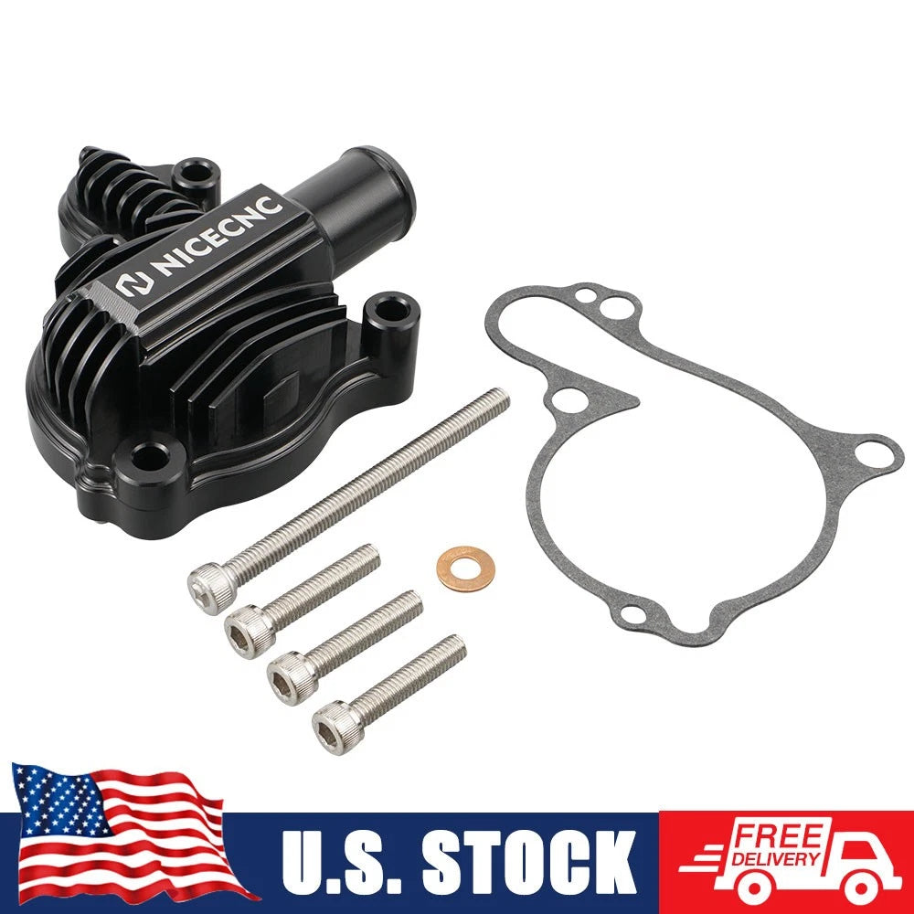 Aluminum Coolant Water Pump Cover with Gasket for Yamaha YFZ450R (2009–2025)