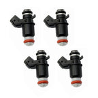 Set of 4 Fuel Injectors 49033-0009 for Kawasaki Ninja ZX-6R (2005–2006)