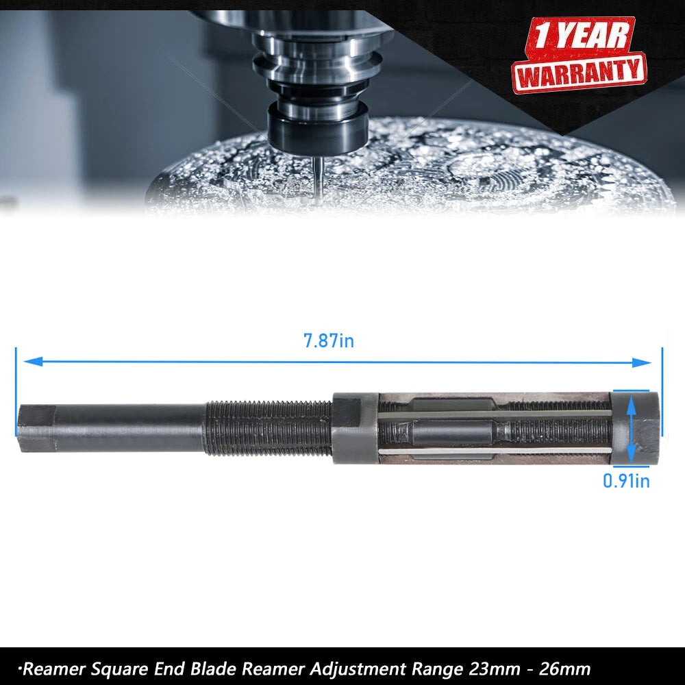 Adjustable Square End Blade Reamer 23mm - 26mm for Automotive Use