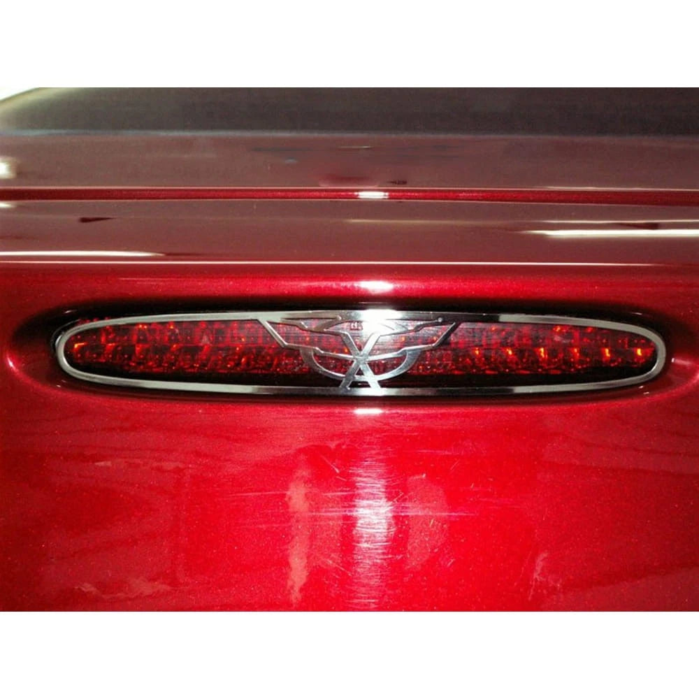 Polished Stainless Steel 5th Brake Light Trim for 1997–2004 Chevy Corvette