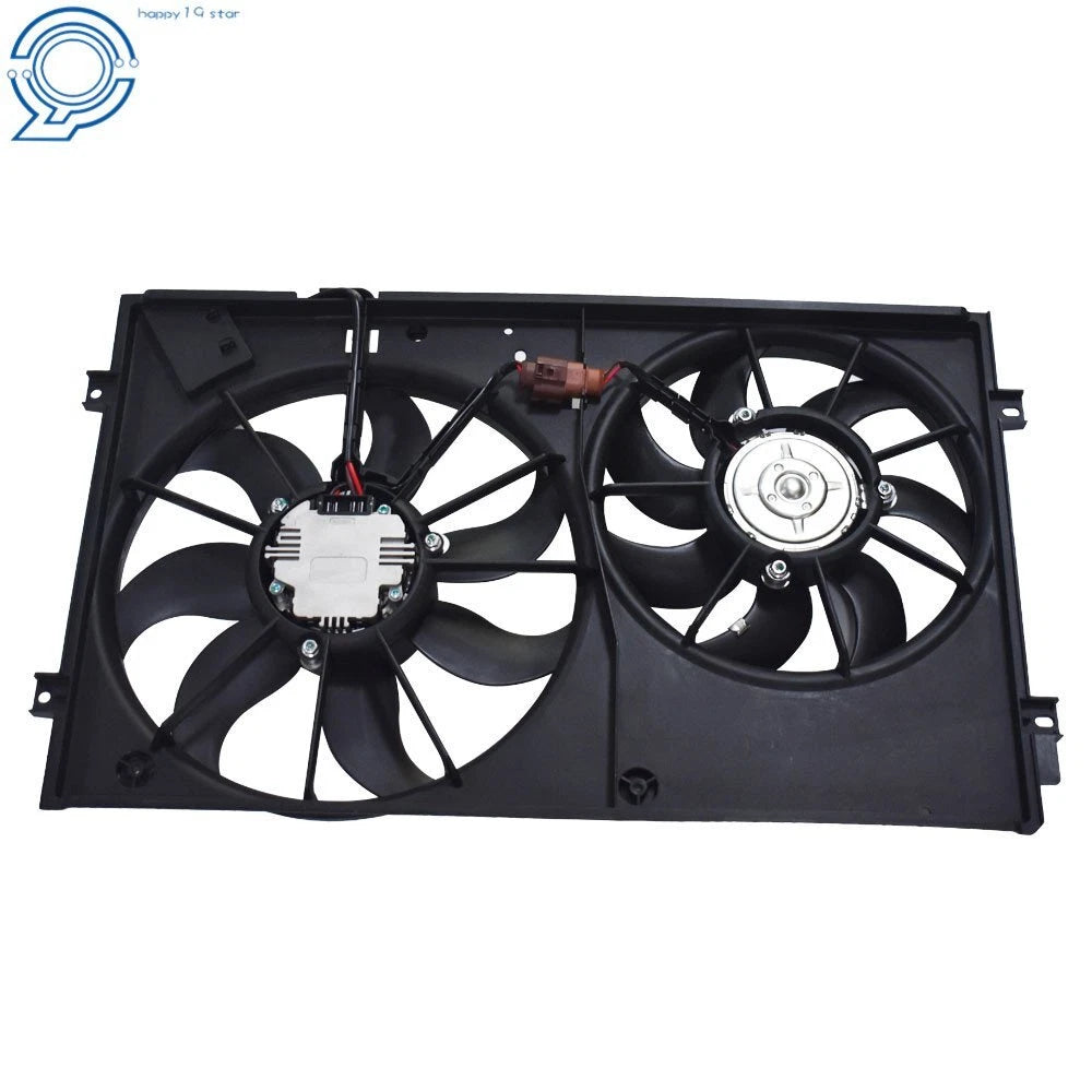 Radiator Cooling Fan Assembly for Volkswagen Golf Jetta Rabbit Beetle (2006–2014)