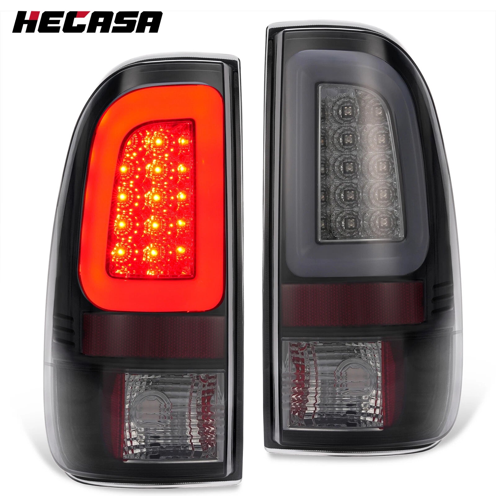 LED Brake Tail Lights Black Smoke for Ford F-250/350 Super Duty (2008–2016)