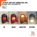 DEPO  LED Smoke Tail Light Rear Lamp for Mitsubishi Triton L200 (05-14)