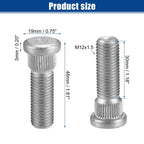 2 x M12x1.5 Wheel Lug Studs for LEXUS ES350 (2007-2012)