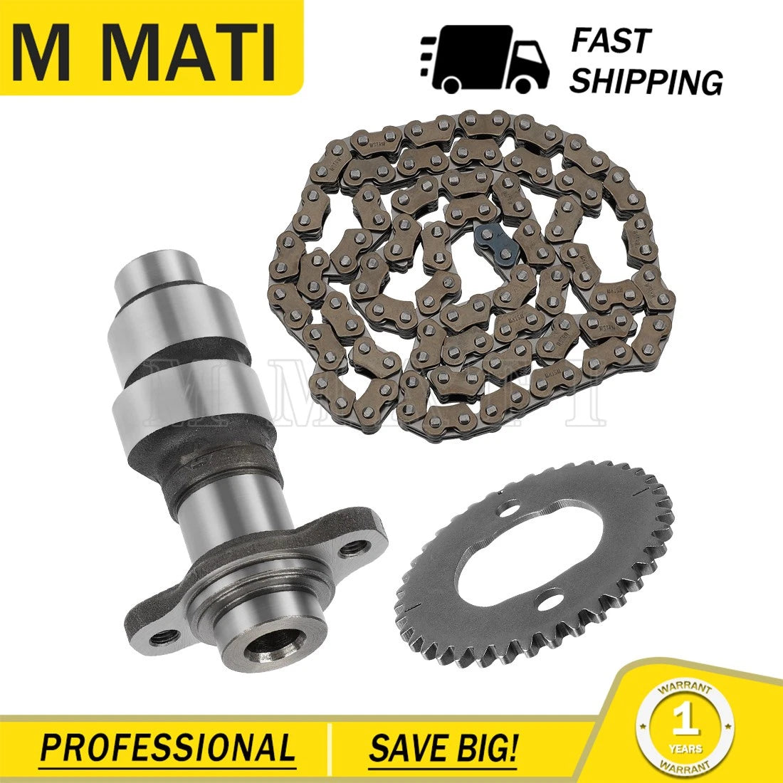 Camshaft & Timing Chain Sprocket for Honda Fourtrax 300 (1988–2000)