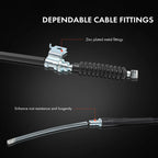 2Pcs Parking Brake Cable for Kia Sephia/Spectra (1998–2001)