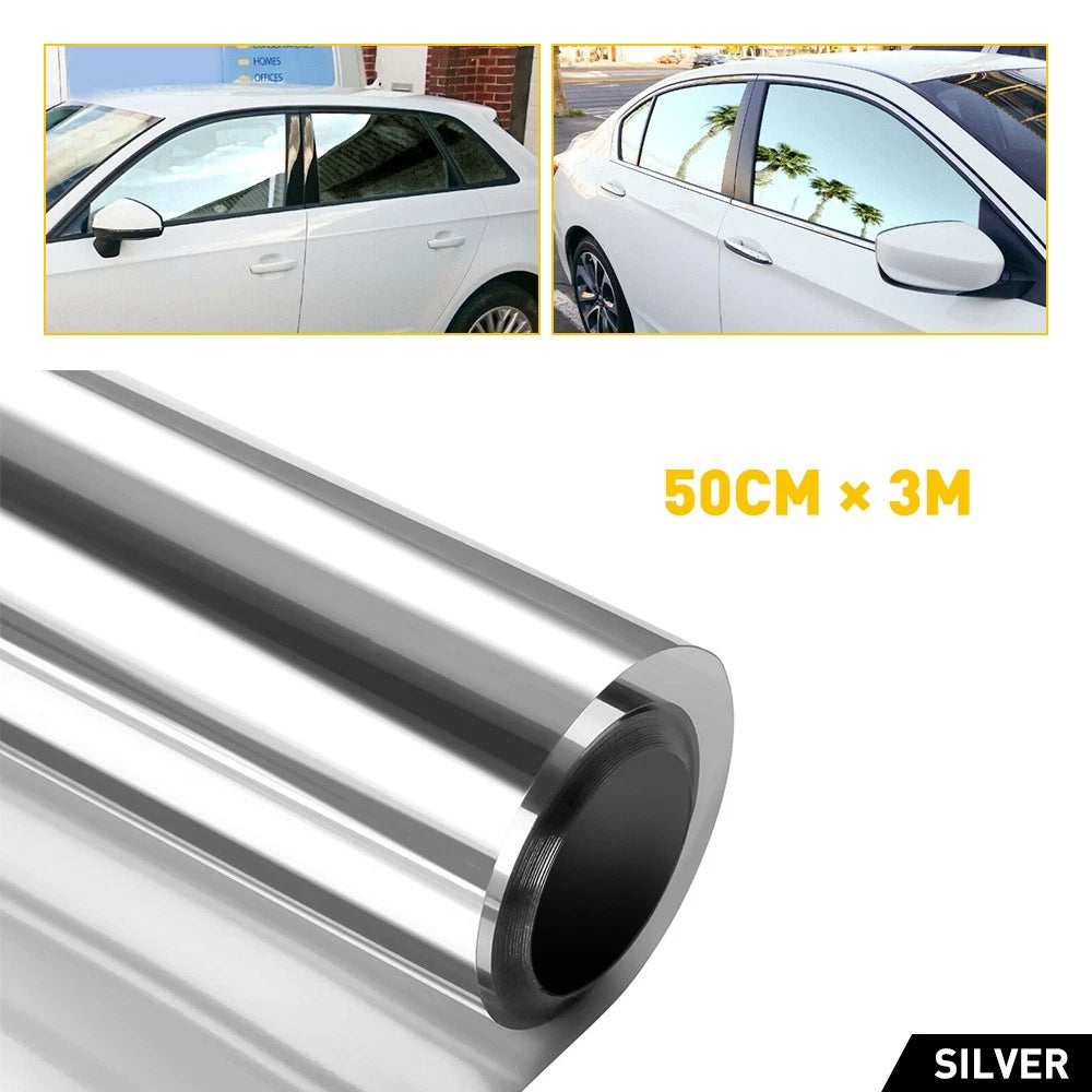 20" x 10FT Roll Window Tint Film Glossy Black for Car Home Office
