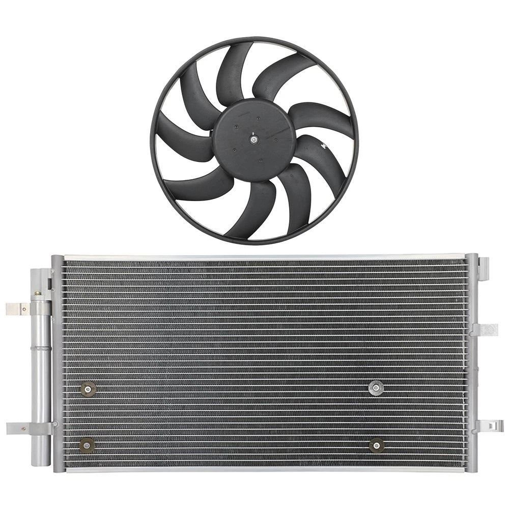 Electric AC Condenser Cooling Fan Kit for Audi A4 Quattro (2013–2016)